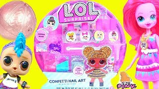 НОВИНКА #ЛОЛ #ЛАКИ ДЛЯ НОГТЕЙ CONFETTI POP NAIL ART СВОИМИ РУКАМИ! Май Литл Пони Мультик + Куклы ЛОЛ