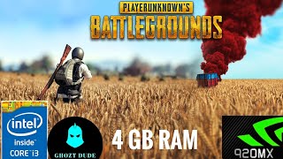 PUBG Pc Lite  On 920MX + Core i3 With 4Gb Ram (Miramer Map) On lennovo Ideapad 320