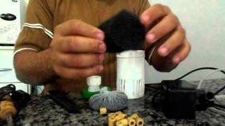 FILTRO INTERNO (DIY) CASEIRO.