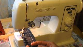Sewing machine Швейная машина Ideal Automatik made in Germany Test