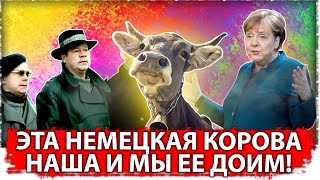 Эта немецкая корова наша и мы ее доим!
