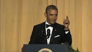 Obama Roasts Cable News Networks at WHCD