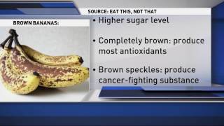Health benefits of each banana color