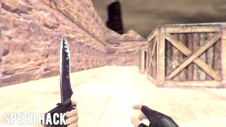 cs 1.6 Knife Hack (Distance 20m ; Strafe ; sgs ; Jumpbug; Hang Speed Hack )