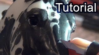 How to Etch Hairing on a Model Horse - Breyer Custom Tutorial