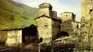 Грузия башни и укрепление Georgian fortress and towers