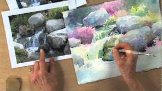 Preview | Watercolor Unleashed: Painting Cascading Water with Julie Gilbert Pollard