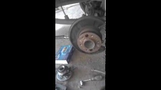 Замена задней ступицы спринтер 906
