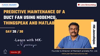 ESD - Day 20 - Predictive Maintenance of a Duct Fan Using Nodemcu, ThingSpeak and MATLAB