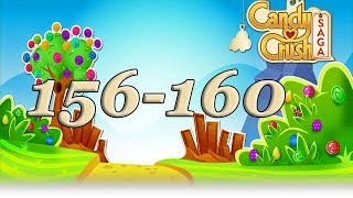 Candy Crush Saga level 156, 157, 158, 159, 160