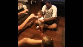 Brianna's first steps