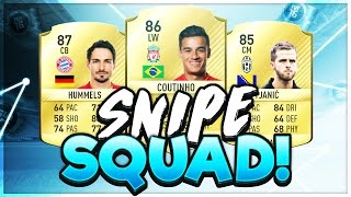 FIFA 17 | SNIPE SQUAD vs REEV | RATING REFRESH COUTINHO