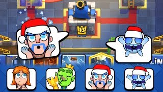 Новые ЗИМНИЕ ЭМОДЗИ в Clash Royale (+звук)