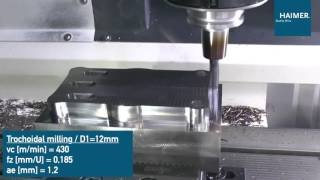 HAIMER Basic Mill   Universal applications in 42CrMo4