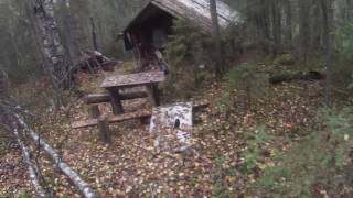 В тайге случайно наткнулся на избушку.