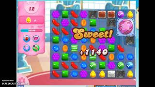 Candy Crush Level 1103 Audio Talkthrough, 1 Star 1 Booster