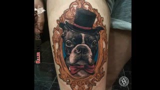 Tattoo by Adem-Portrait of Ziggy (client's Dog )