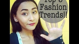 [Top 5] Fashion Trends!! *Tendencias de Moda 2014*