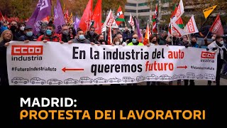 #Madrid: protesta dei lavoratori