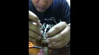 Video tutorial for AGI Atty using Bakero wick and wire+.20 kanthal wire...