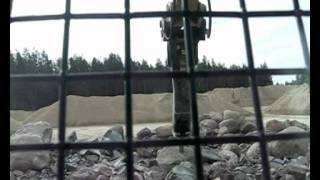 Разрушение камней. CAT 330DL и CAT345C LN.