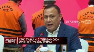 KPK Tahan Tersangka Korupsi Tukin di ESDM