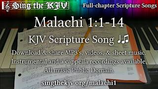 Malachi 1:1-14 ♩♫ KJV Scripture Song, Full Chapter