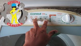 Auto teste da lavadora consul maré