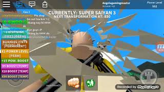 Roblox super saiyan simulator