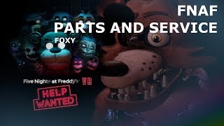 FNAF VR Help Wanted (HORROR GAME) Walkthrough Parts and Service Foxy No Commentary