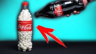 ЧТО ЕСЛИ В 1000 МЕНТОС в БУТЫЛКЕ ЗАЛИТЬ КОКА КОЛУ ?! ЭКСПЕРИМЕНТ НАОБОРОТ !!!