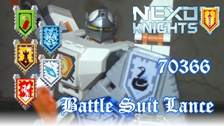 [ОБЗОР ЛЕГО] NEXO KNIGHTS 70366 Боевые доспехи Ланса