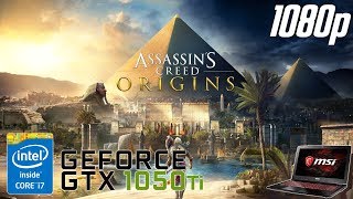 Assassin's Creed: Origins MSI GL62M 7REX | 1080p Custom Settings | FRAME-RATE TEST
