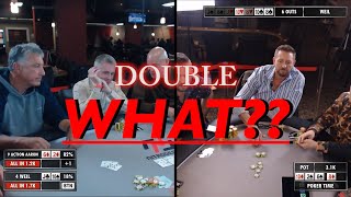 Poker Time: He Doubled up with WHAT???