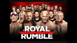 ROYAL RUMBLE Match 1st January 2018. WWE Royal Rumble : Full results and highlights