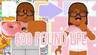 MY 600 POUND LIFE! Sad Roblox Bloxburg Movie