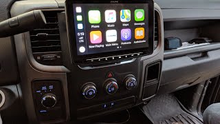 Alpine iLX-F309 Halo9 in a 2018 Ram 1500 with iDatalink Maestro RR