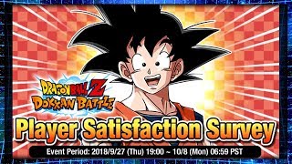 You *NEED* to do this! Dokkan player satisfaction survey walkthrough! | Dragon Ball Z Dokkan Battle