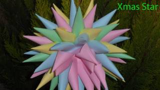 Как сделать из бумаги  Новогоднее украшение: Christmas Star