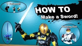 How to make a Sword for your Halo action figures