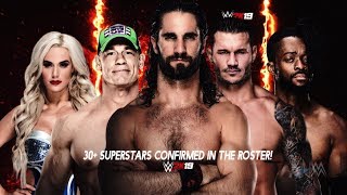 WWE 2K19 Roster : 30+ Superstars Confirmed So Far #WWE2K19