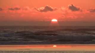 Pacific; Sunset; Oregon. Тихий океан, Орегон, закат (polozov2030)