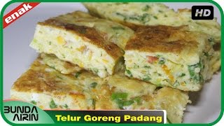 Resep Masakan Dadar Telur Goreng Khas Padang Gampang Dipraktekkan Recipes Indonesia Bunda Airin