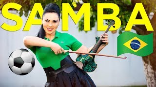 Samba Do Brasil ??⚽️Electric Violin Cristina Kiseleff (Cover Bellini) FIFA World Cup