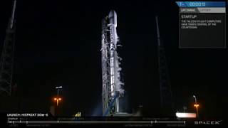 SpaceX Blastoff! Brilliant Nighttime Launch of Hispasat 30W-6 Satellite