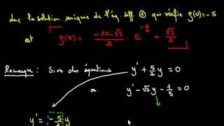 Equations différentielles cours 4