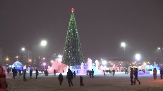 Главная Ёлка Пермского Края. Ледовый городок 2018.