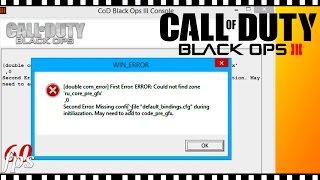 РЕШЕНО! Call Of Duty Black Ops 3 - Черный экран | Win ERROR