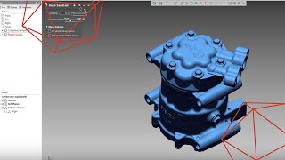 Reverse Engineering A Compressor Using 3D Scan & Geomagic Design X