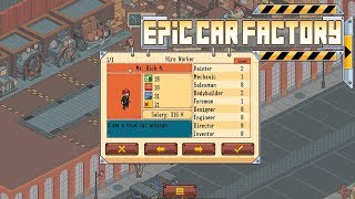 #2【実況】Epic Car Factory - レトロな自動車メーカーを経営しよう。